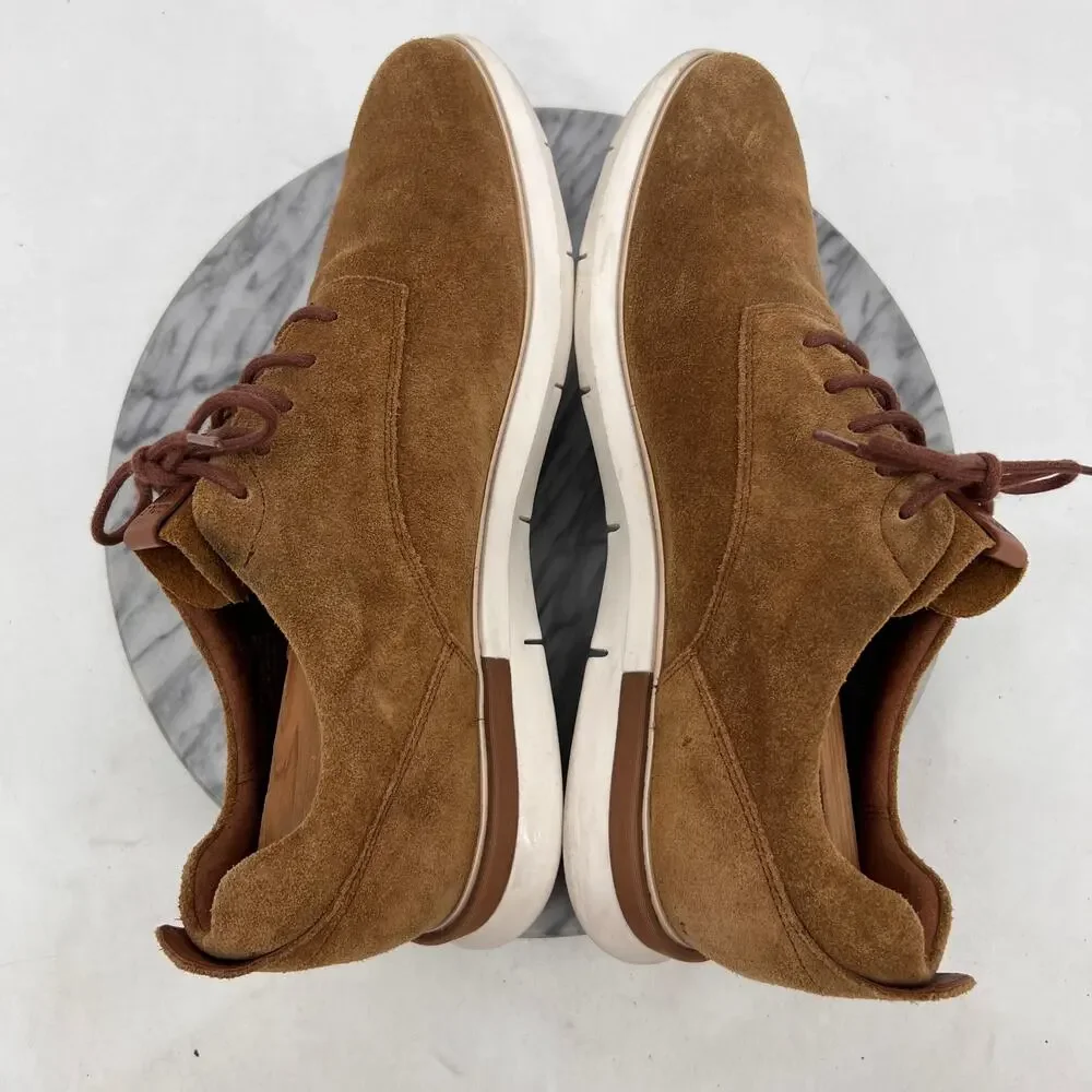 Cole Haan Mens 11 Shoe Brown Grand Horizon Oxford II Suede Lace Up Casual C26363